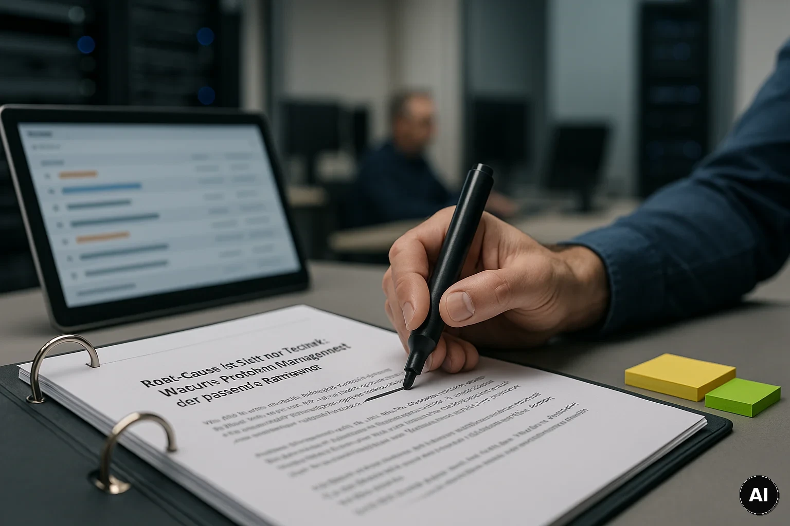 Runbook- und Ticket-Artefakte am Service-Desk-Arbeitsplatz als Grundlage für Known Error und Workaround.