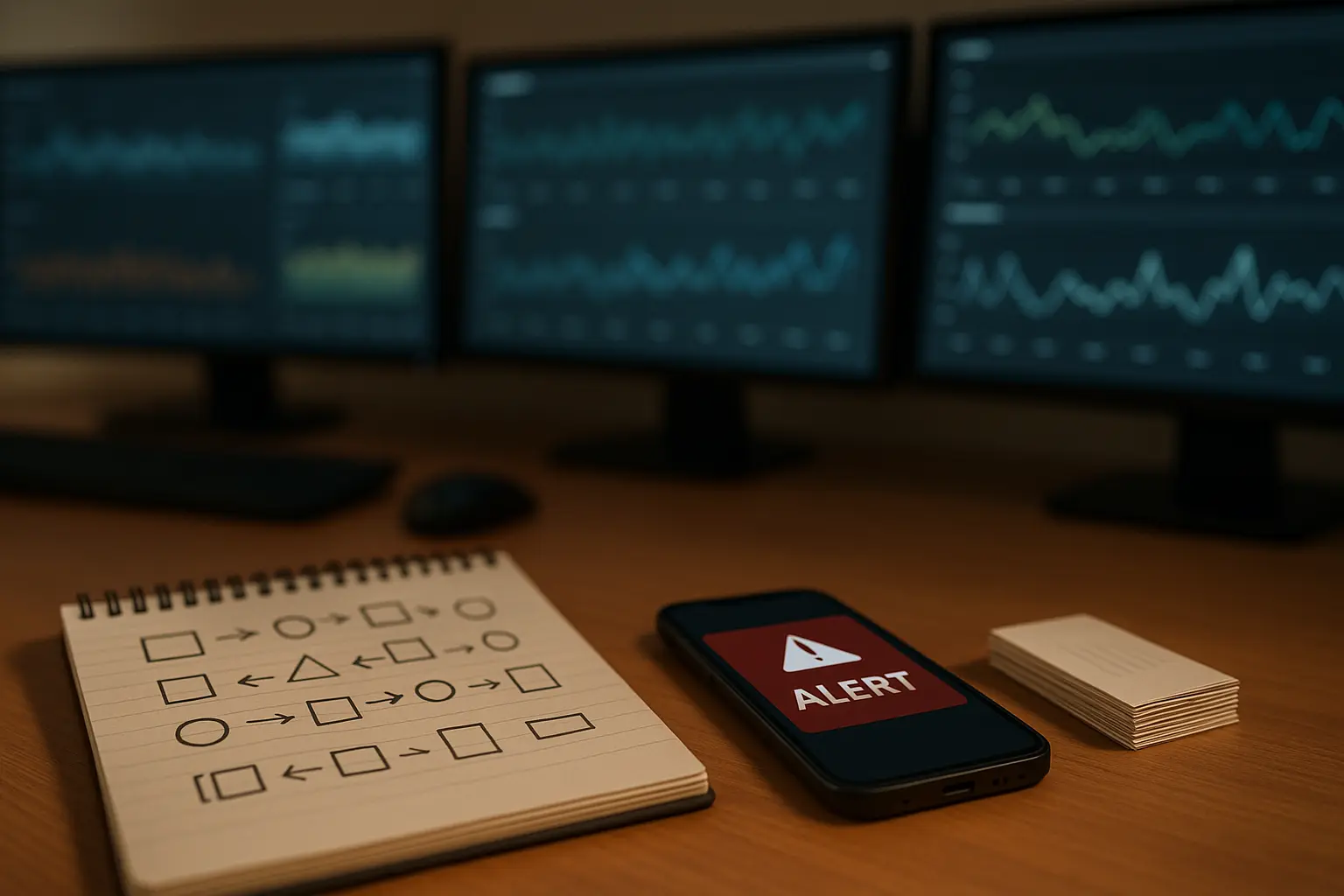 Operations-Arbeitsplatz mit Monitoring-Ansichten und Alarmkontext für den Parallelbetrieb während einer Systemablösung