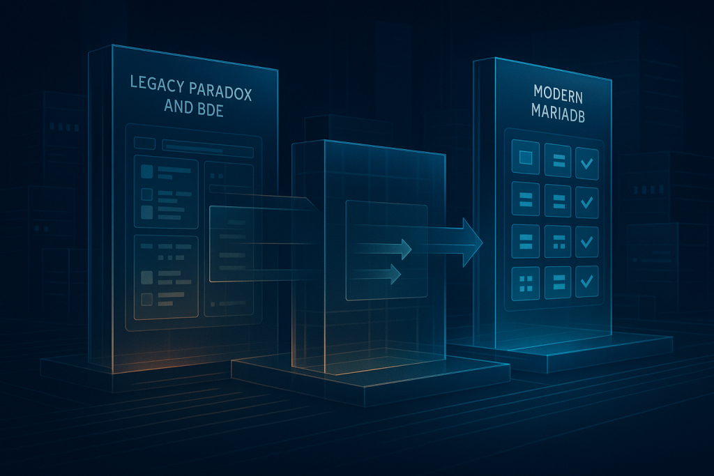 Paradox und BDE kontrolliert nach MariaDB migrieren